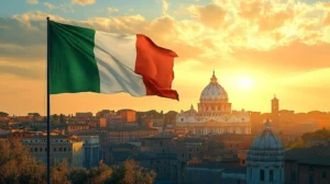 Hidden gems in Italy - scenic view of ancient Italian village and historic landmarks