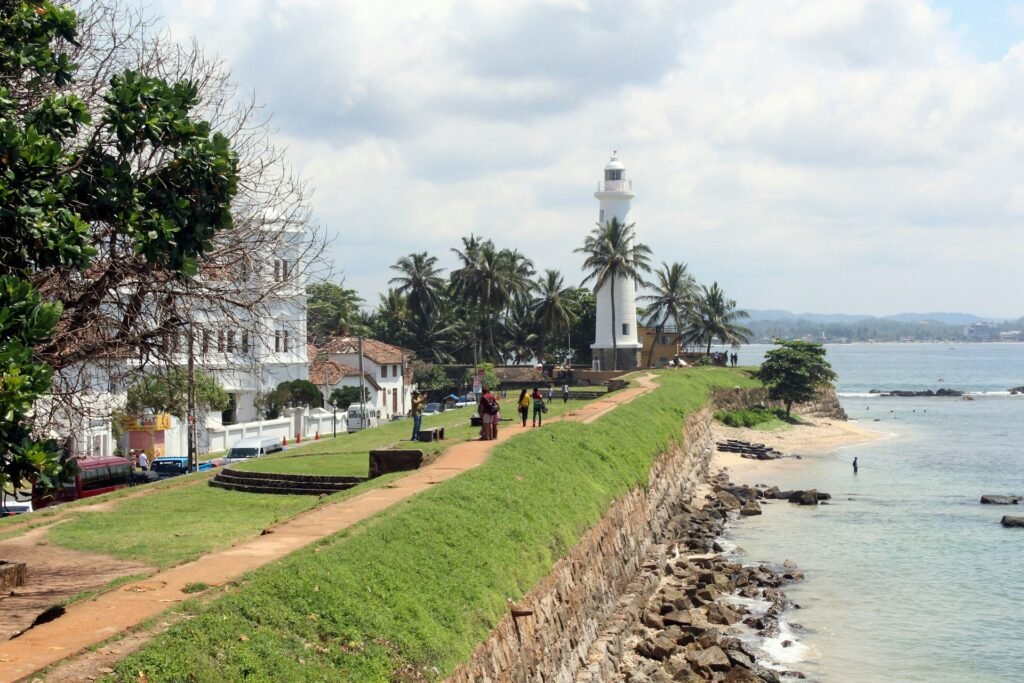 Colonial architecture at Galle Fort in Sri Lanka