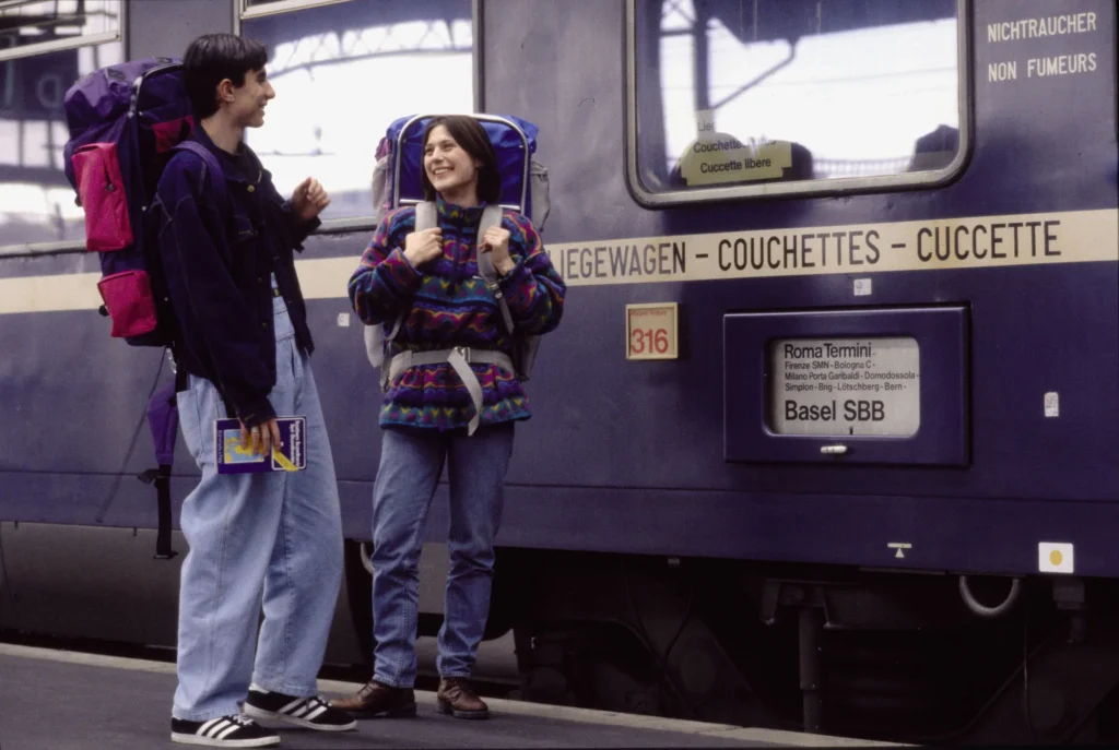Train travel between countries for a multi-country Europe itinerary