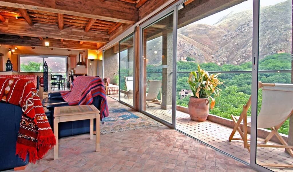 Kasbah du Toubkal in Morocco, an example of locally rooted mountain accommodation