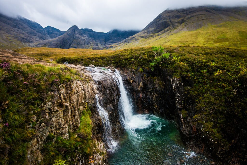 Fairy Pools beneath the Black Cuillin on the Isle of Skye
