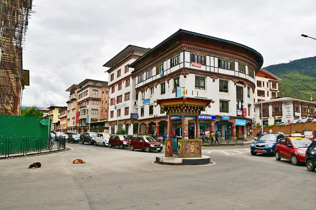 Thimphu capital city in Bhutan