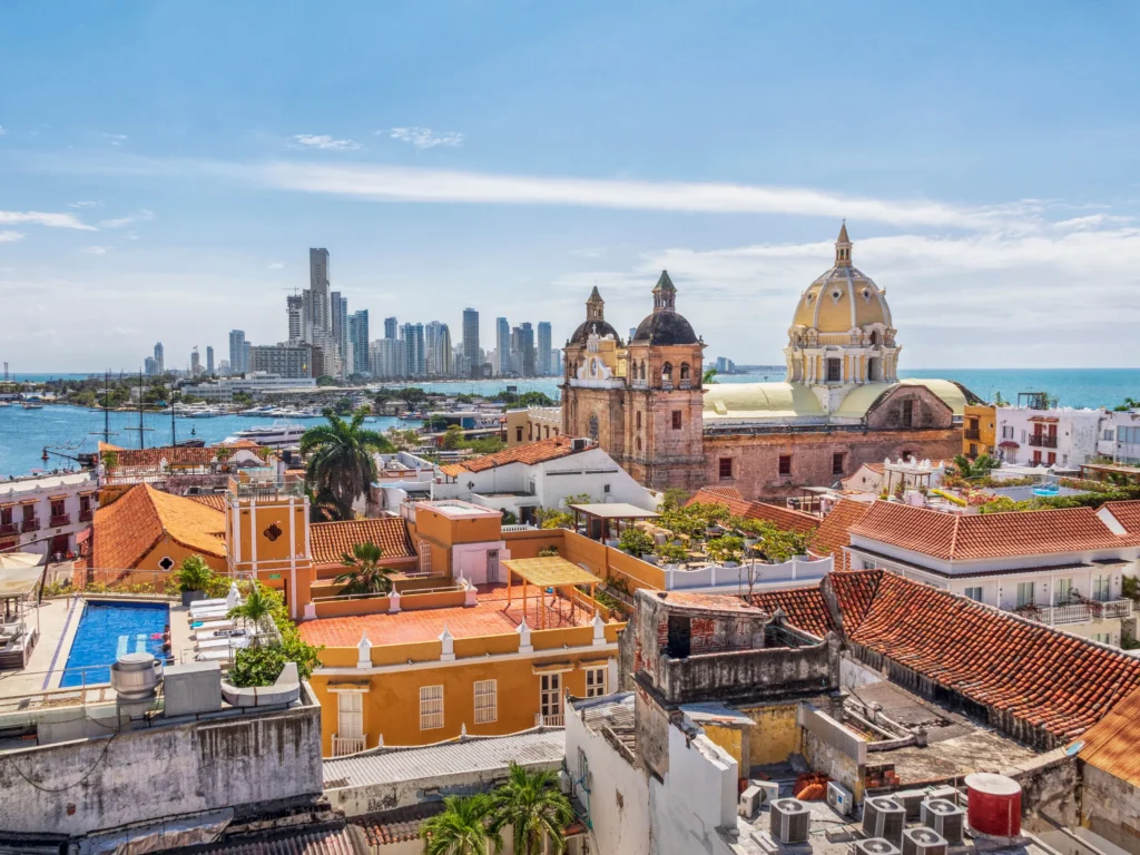 Cartagena Colombia old city skyline — best value long haul destination in Latin America