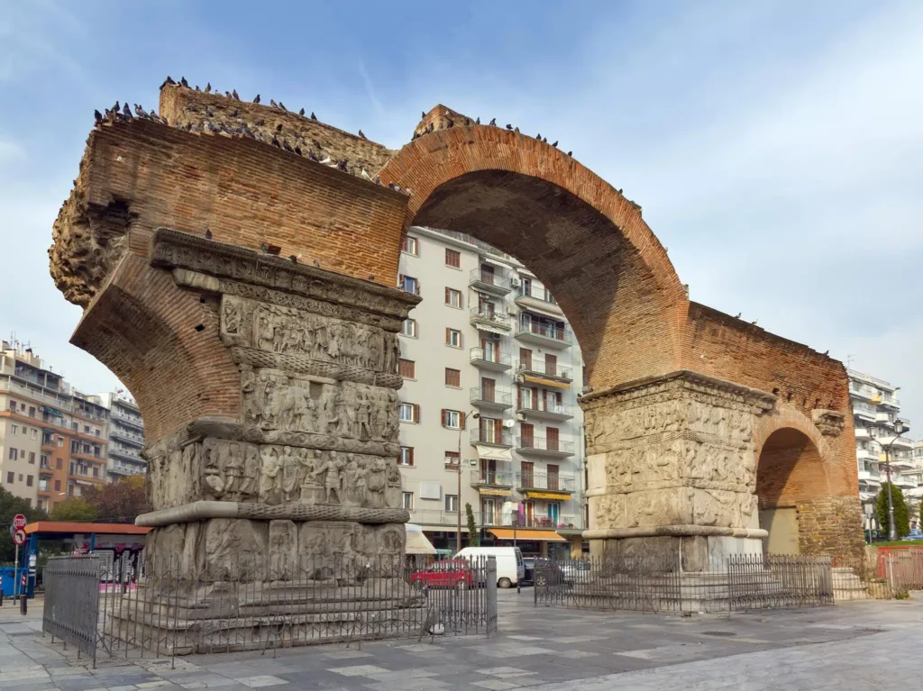 Arch of Galerius in Thessaloniki Greece