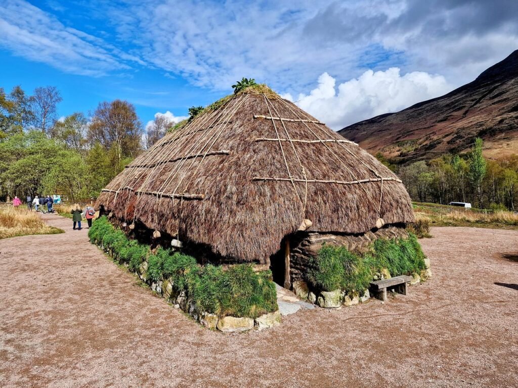 Glencoe Turf House in the Scottish Highlands
