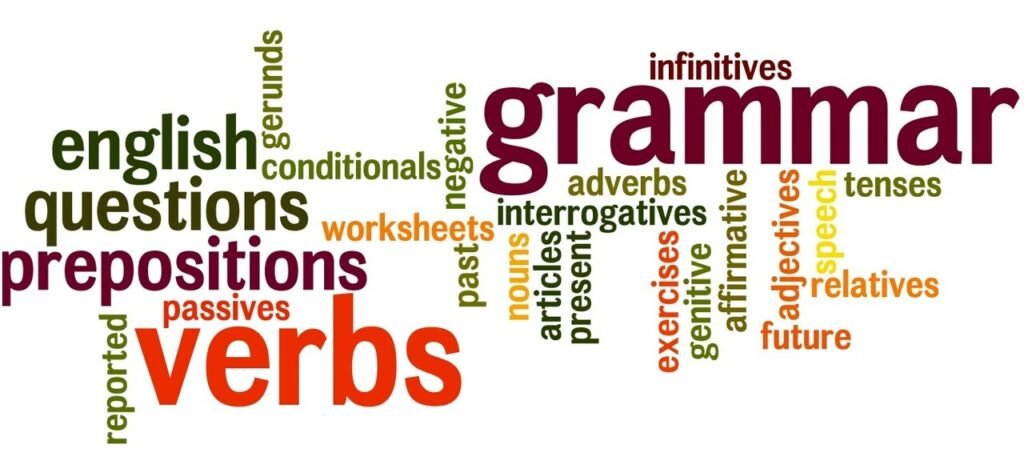 Traveler studying essential grammar for language learning abroad