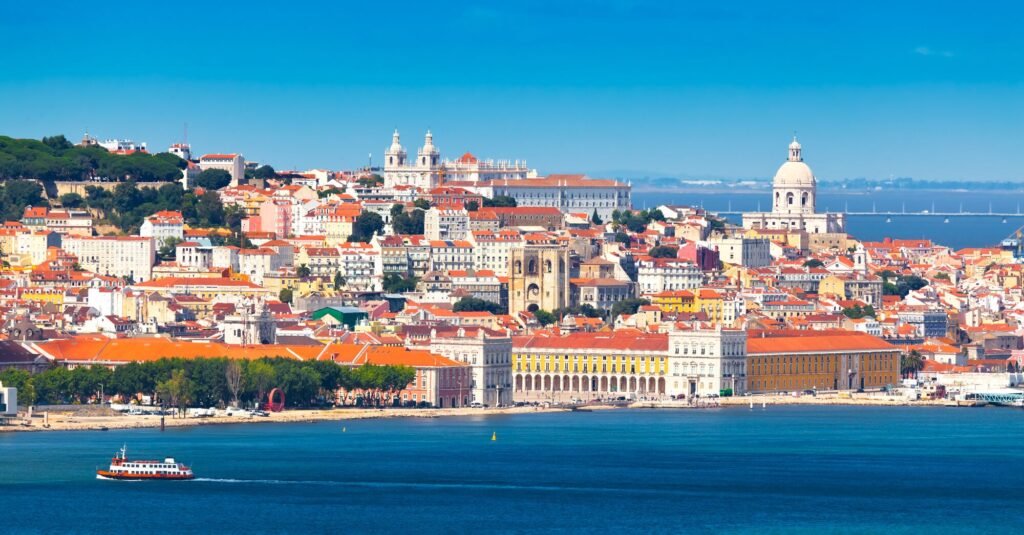 Lisbon cityscape for a romantic Portugal honeymoon