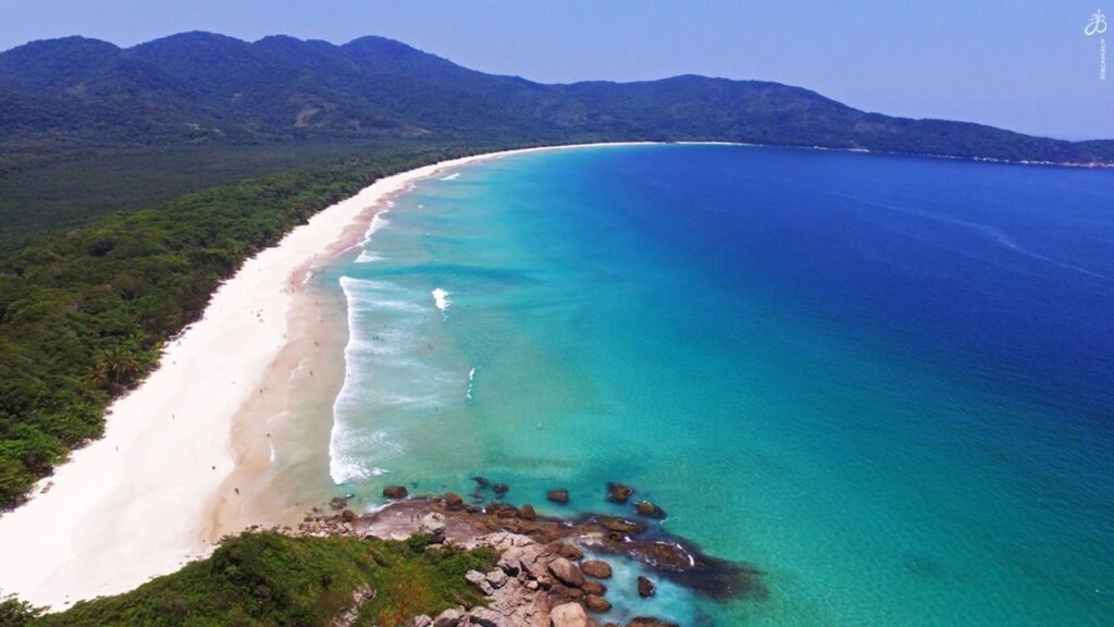Lopes Mendes beach on Ilha Grande, Brazil