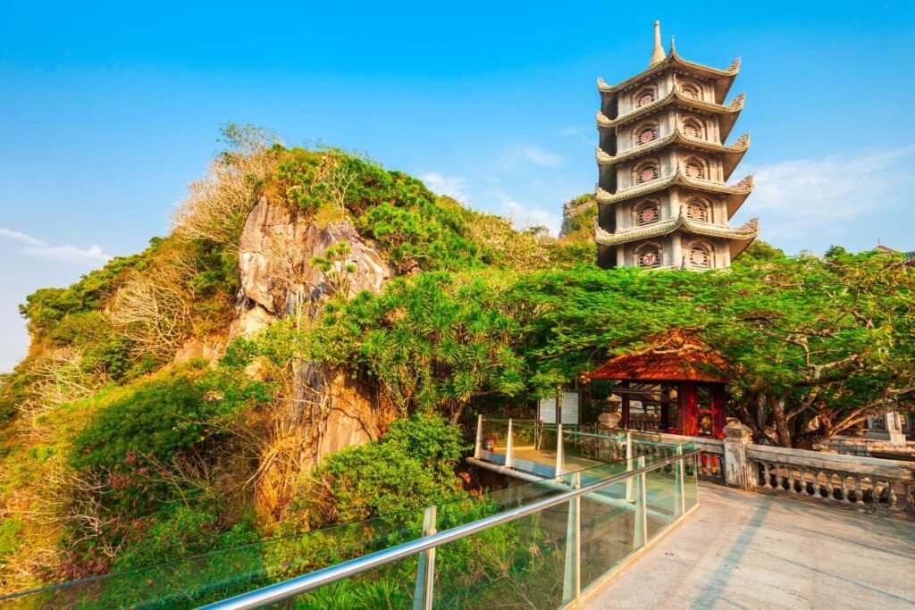 Temple at the Marble Mountains near Da Nang, Vietnam