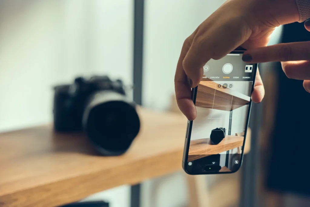 beginner travel photographer using smartphone instead of camera - phone vs camera for travel photography