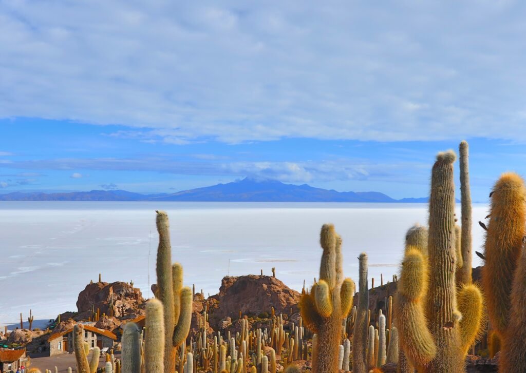 Salar de Uyuni salt flat in Bolivia, one of the top hidden gems in South America