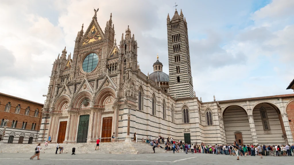 Siena Cathedral interior in Tuscany