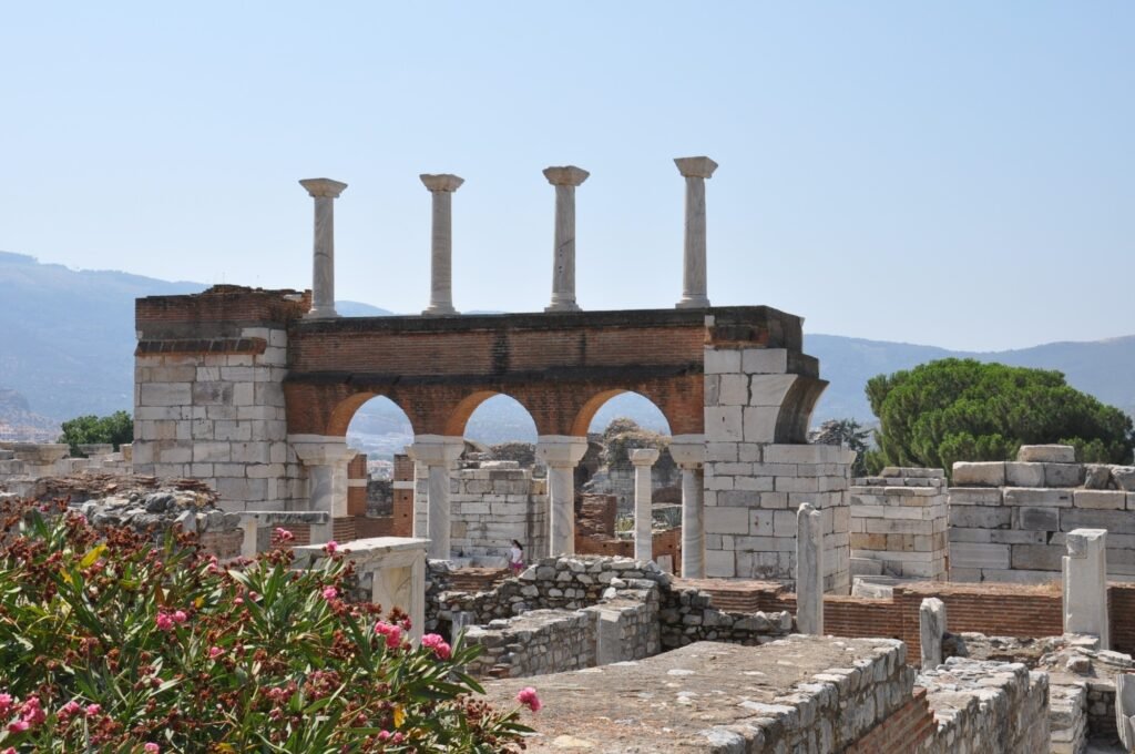 Basilica of St John ruins in Selcuk near Ephesus, Turkey