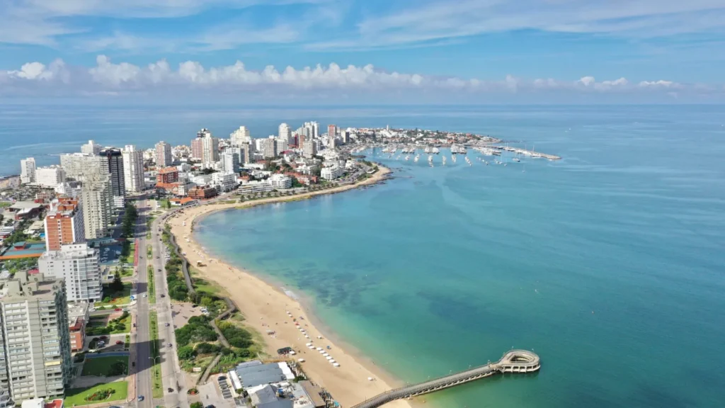 Punta del Este beach resort area in Uruguay, an underrated South America destination