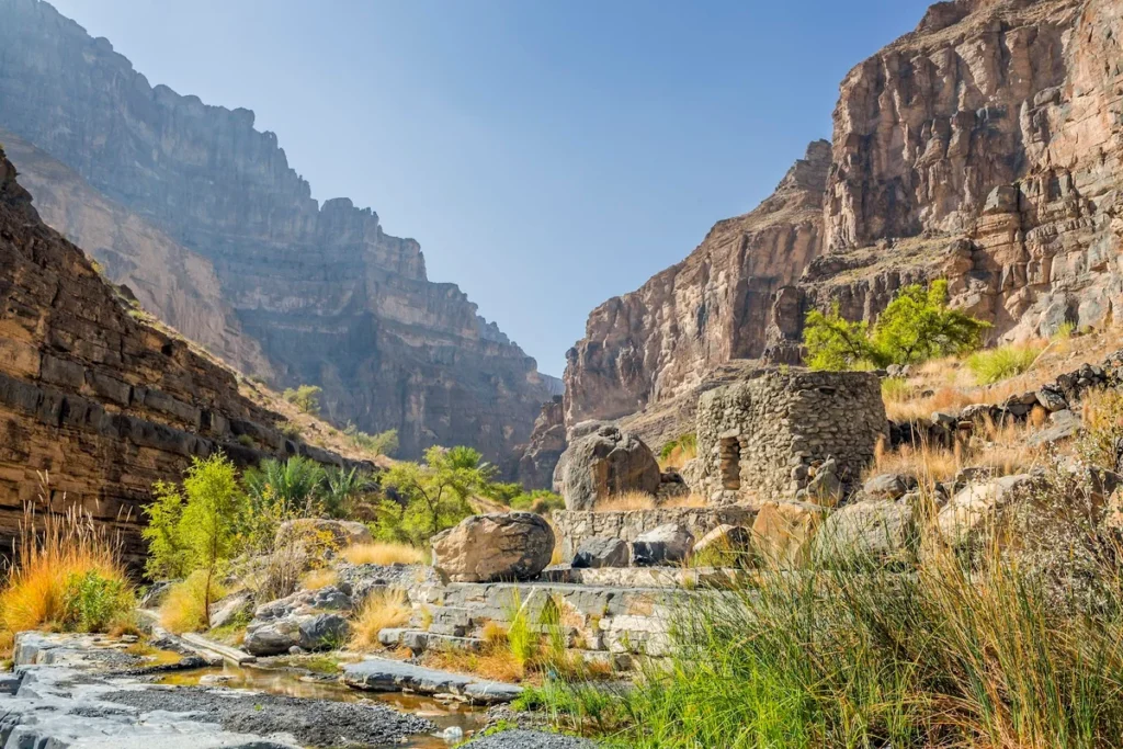 Wadi Nakhr gorge Jebel Shams – Oman's Grand Canyon Oman travel guide
