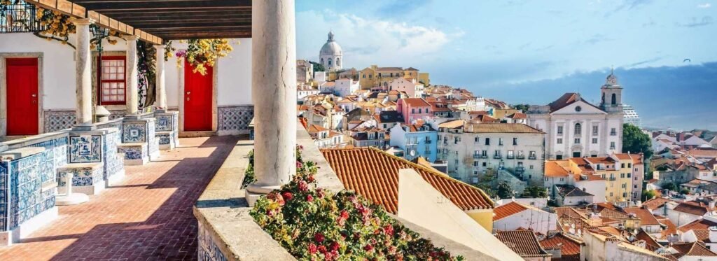 Santa Luzia viewpoint in Alfama - Lisbon travel guide